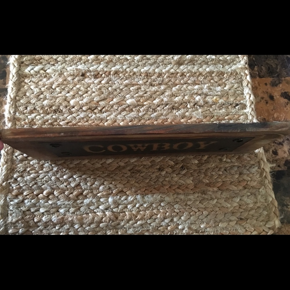 Rustic Cowboy Sign - Picture 2 of 3